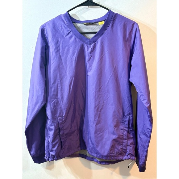 Cabelas Size medium Purple Pull Over  Windbreaker Sport Jacket - Picture 6 of 6